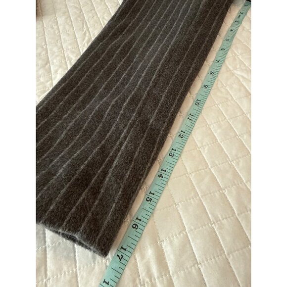 Universal Thread Womens Pinstripe Blazer Size S Gray & White 100% Recycled Polye - Picture 11 of 11